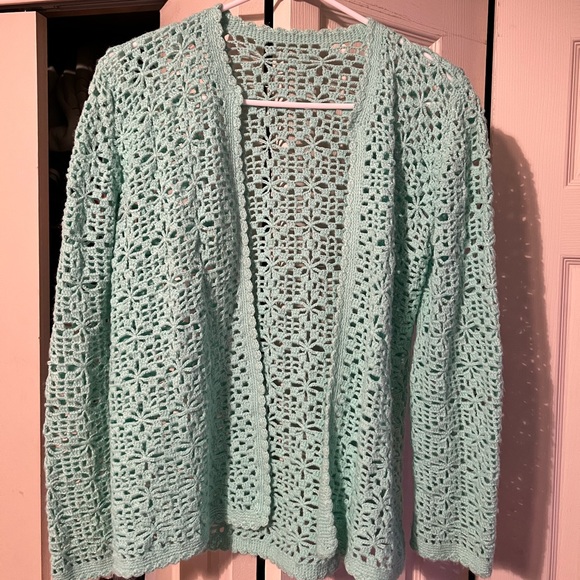 Handmade crochet jacket/sweater - Picture 1 of 2